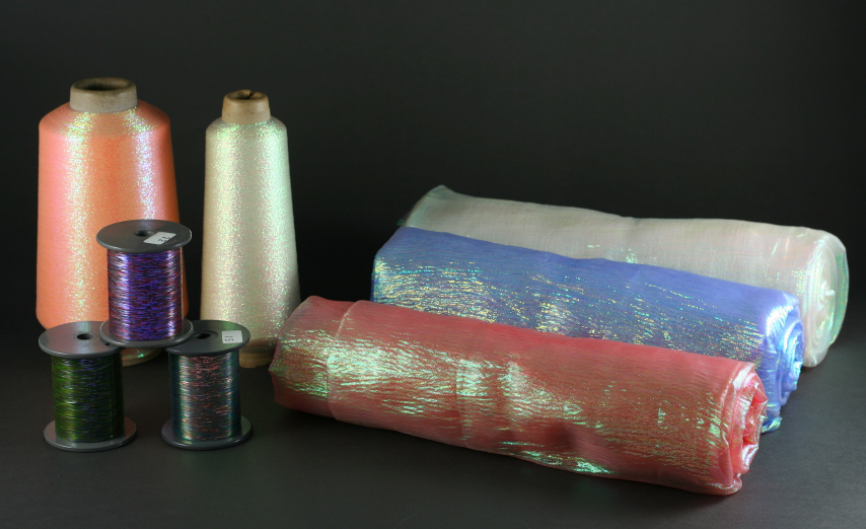 slitting and woven into a cloth